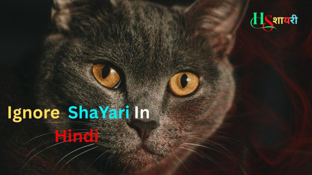 100+Best Ignore Shayari In Hindi| नजर अंदाज शायरी