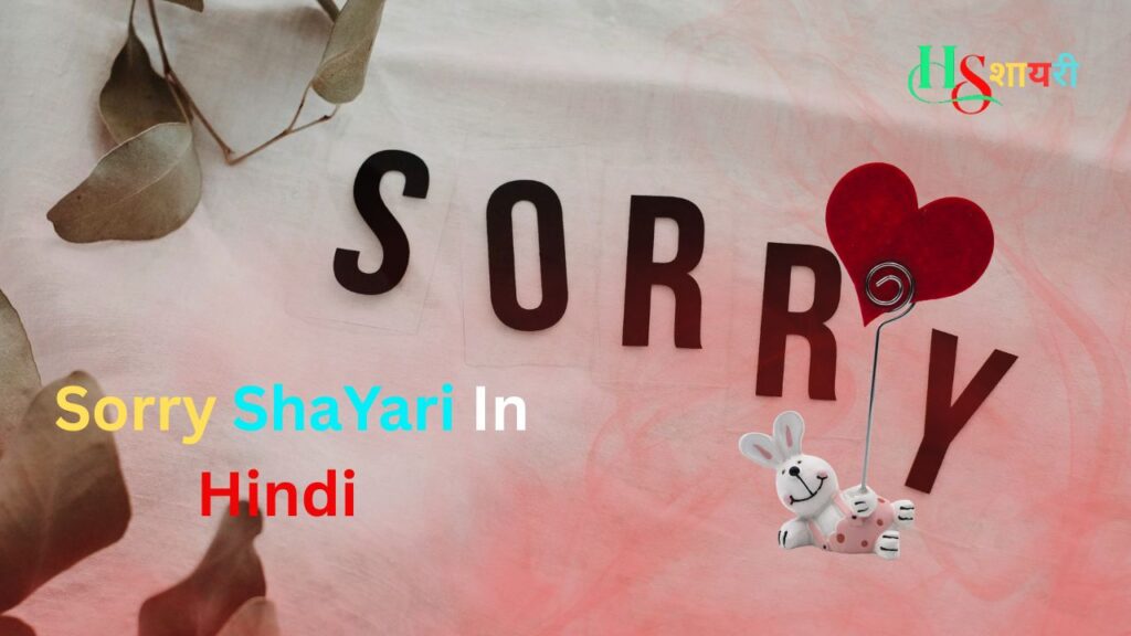 100+Best Sorry Shayari In Hindi| दिल से माफी मांगने वाली शायरी